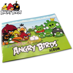 Колекционерски албум за стикери на български език Angry Birds